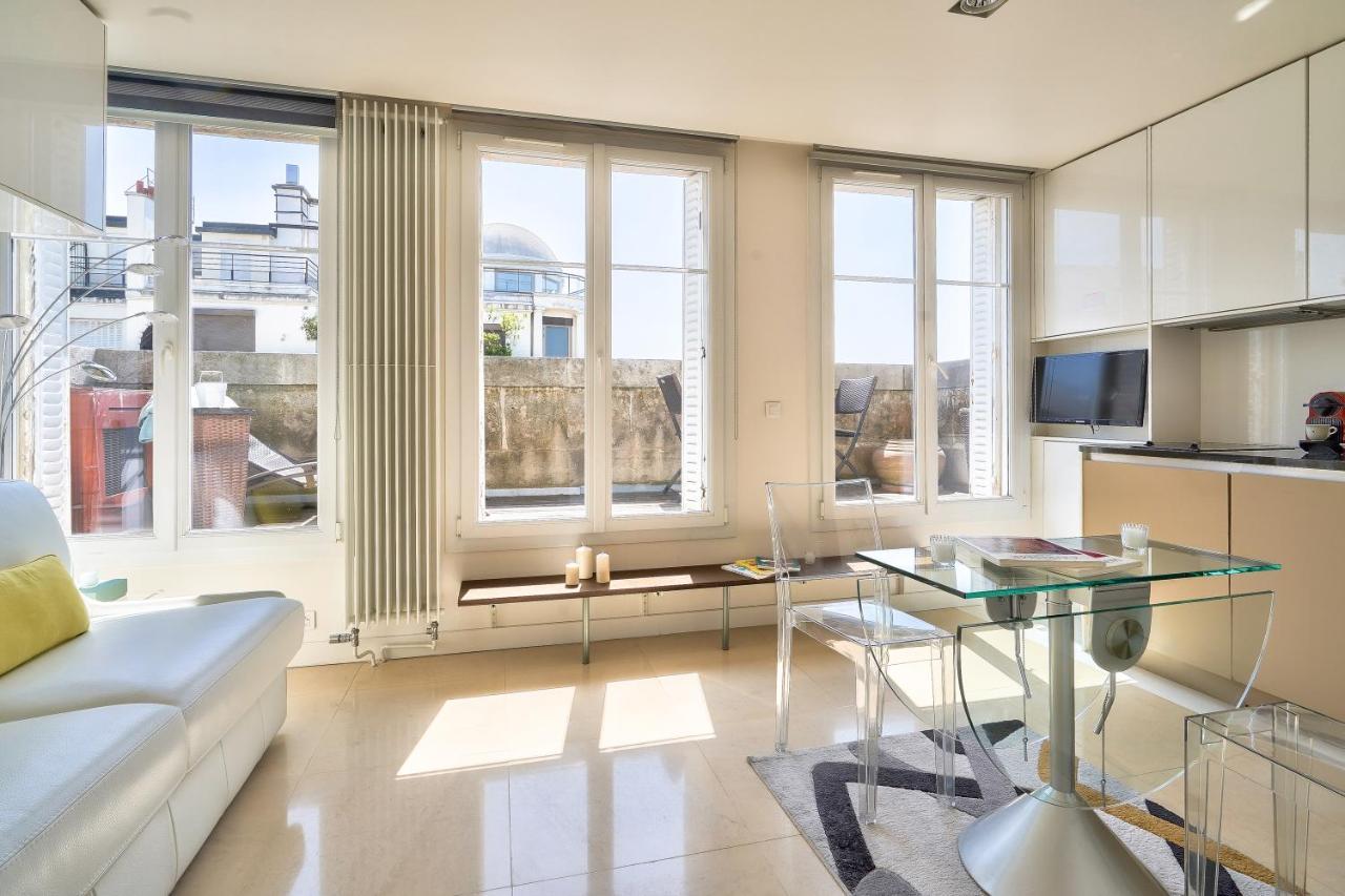 Designed Studio With Ac-Terrasse Vue Tour Eiffel 파리 외부 사진